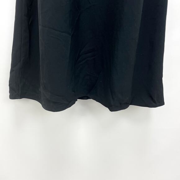 Everlane Black Cross Back Slip Dress - Picture 5 of 6